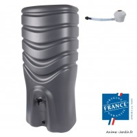 Récupérateur d'eau de pluie, Récup'o, 350 L, Gris anthracite, avec kit collecteur, EDA, achat, pas cher