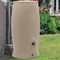 Récupérateur d'eau de pluie, Récup'o, 1000 L, Beige, avec collecteur filtrant, EDA, achat, pas cher