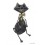 Chat en métal, H.43.5 cm, avec récepteur solaire, lumière, animal en métal, Netlon, achat, pas cher