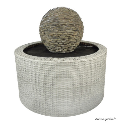 Habillage pour fontaine, Decowall "wicker I", Ubbink, achat, pas cher