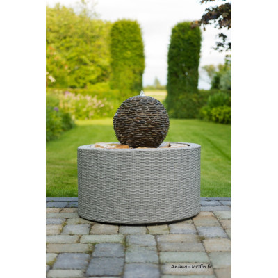 Habillage pour fontaine, Decowall "wicker I", Ubbink, achat, pas cher