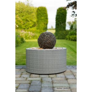 Habillage pour fontaine, Decowall "wicker I", Ubbink, achat, pas cher