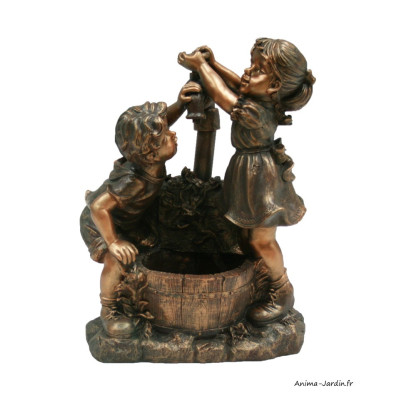 Fontaine, "les enfants à la fontaine", Memphis, Ubbink, achat, pas cher