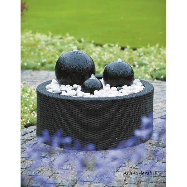 Habillage pour fontaine, Decowall "wicker II", Ubbink