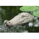 Crocodile flottant H.10 cm, cracheur d'eau, décoration bassin, Ubbink, achat, pas cher