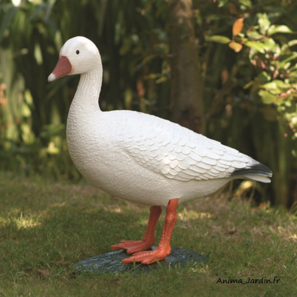 Oie blanche H.53 cm, décoration extérieure, Ubbink