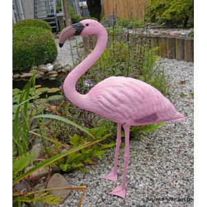 Flamant Rose 90 cm en plastique, Ubbink, oiseau migrateur, achat