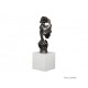 Sculpture Secreto, visage, H.57 cm, décoration intérieure, Socadis, achat, pas cher
