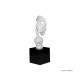 Sculpture Secreto, visage, H.57 cm, décoration intérieure, Socadis, achat, pas cher