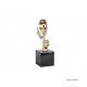Sculpture Secreto, visage, H.57 cm, décoration intérieure, Socadis, achat, pas cher