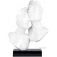 Sculpture Tenerezza, visage couple, H.60 cm, décoration intérieure, Socadis, achat, pas cher