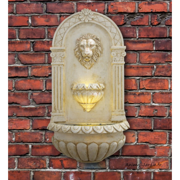 Fontaine murale LED anthique, Assoro, Ubbink, achat, pas cher