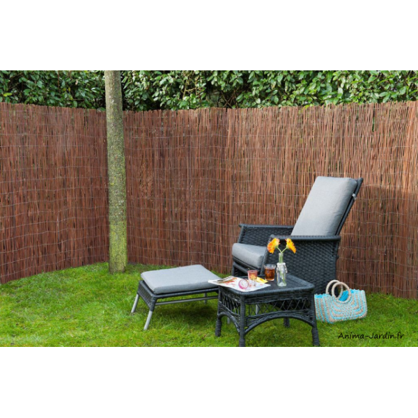 Canisse en osier, Willoo, 70 % occultant, occultation jardin, Nature