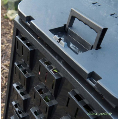 Silo à compost, Noir, pliable, 300 L , compostage, Nature, achat, pas cher