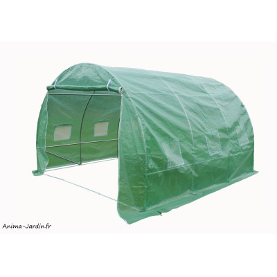 Serre jardin tunnel, 9 m², structure en métal, Foresta, achat, pas cher