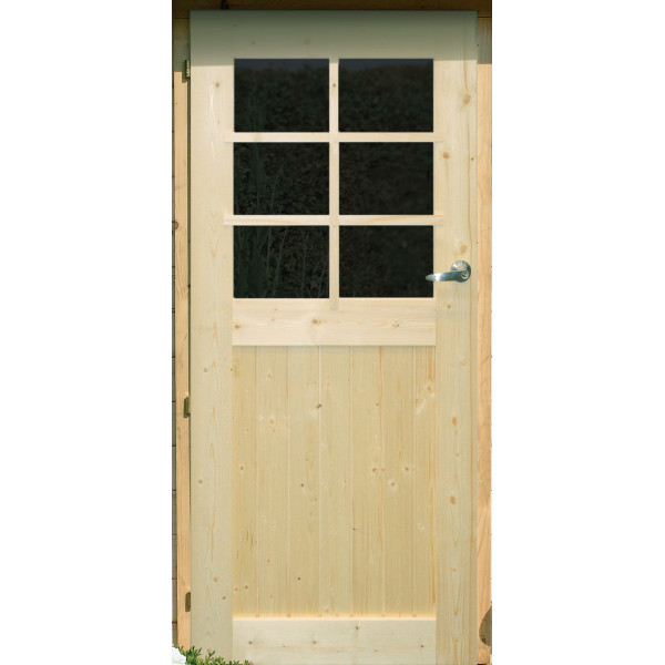 Porte simple pour abri de jardin, porte complète, abri Solid, achat