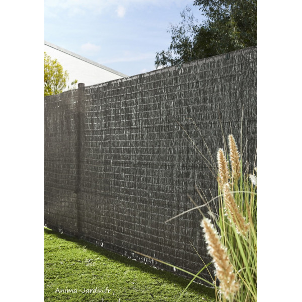 Paillon synthétique gris, 230g, 100 % occultant, Ideal Garden