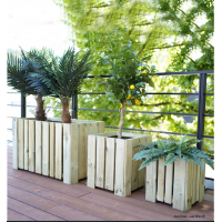 Jardinière en bois, RAK, Jardipolys, bac extérieur