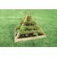 Pyramide à plants, 80 cm en bois autoclave, Burger, pyramide potager, fruits, légumes, aromates, pas cher, achat
