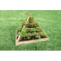 Pyramide à plants, 80 cm en bois autoclave, pyramide potager