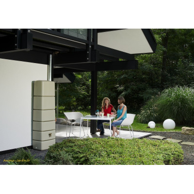 Récupérateur d'eau de pluie, kit cuve murale Slim, 330L, Graf, achat, pas cher