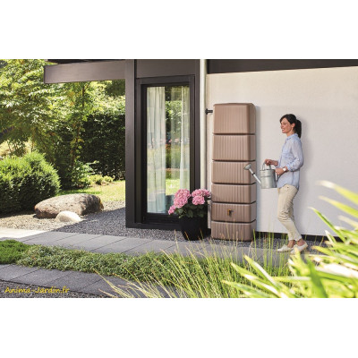 Récupérateur d'eau de pluie, kit cuve murale Slim, 330L, Graf, achat, pas cher