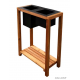 Jardinière en bois, Dune, jardipolys, bac double extérieur, achat, pas cher