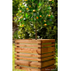 Jardinière en bois, carré, 50 cm, Lign Z, bac extérieur, Jardipolys, achat, pas cher