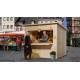 Chalet de vente, marché de noël, abri en bois, Weka, 9,3 m², parois 19mm, achat, pas cher