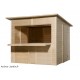 Chalet de vente, marché de noël, abri en bois, Weka, 9,3 m², parois 19mm, achat, pas cher