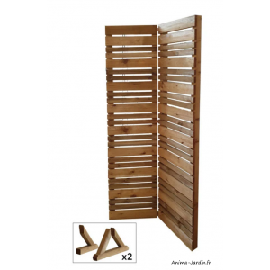 Brise-vue pliant, bois, H.180 cm, Lign Z, Jardipolys, achat, pas cher