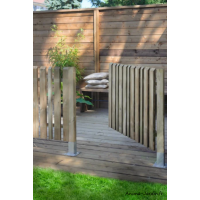 Panneau brise vue pliant bois de jardin piscine balcon Lignz 2363