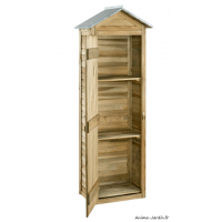 Armoire de rangement, 2 étagères, extérieur, Jardipolys, achat, pas cher