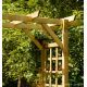 Pergola en bois, Valeriane, H.214,5 cm, plante grimpante, Jardipolys, achat, pas cher