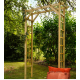 Pergola en bois, Passiflore, H.214,5 cm, plante grimpante, Jardipolys, achat, pas cher