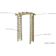 Pergola en bois, Kiwano, H.220 cm, plante grimpante, Jardipolys, achat, pas cher