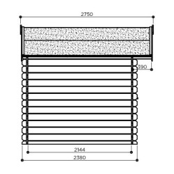 Abri de jardin en bois 28mm, Chartres, 6 m², 2 portes, Solid, pas cher, achat, vente