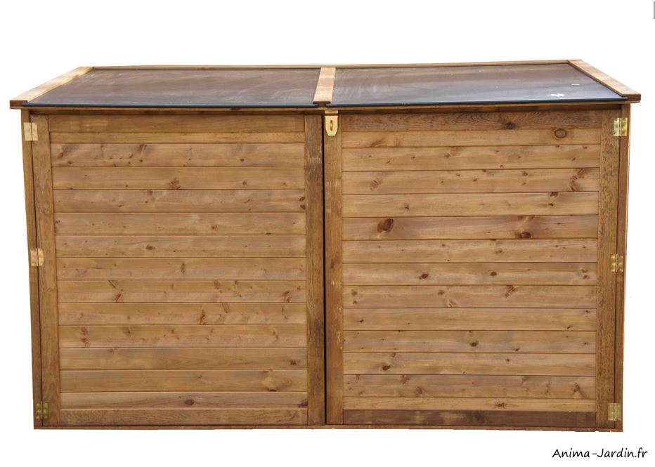 Coffre de rangement extérieur, en bois, autoclave, multifonctions,  Trocadéro, coffre de jardin, achat, pas cher