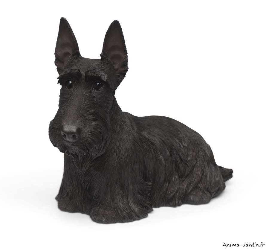 Chien scottish terrier, L.38 cm, décoration extérieur, Garden IDAnima-Jardin.fr