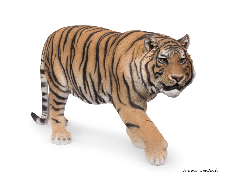 Tigre marchant XXL, H.140 cm, décoration extérieur, Garden IDAnima-Jardin.fr