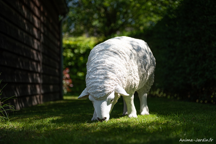 Mouton XXL, L.81 cm, décoration extérieur, Garden IDAnima-Jardin.fr