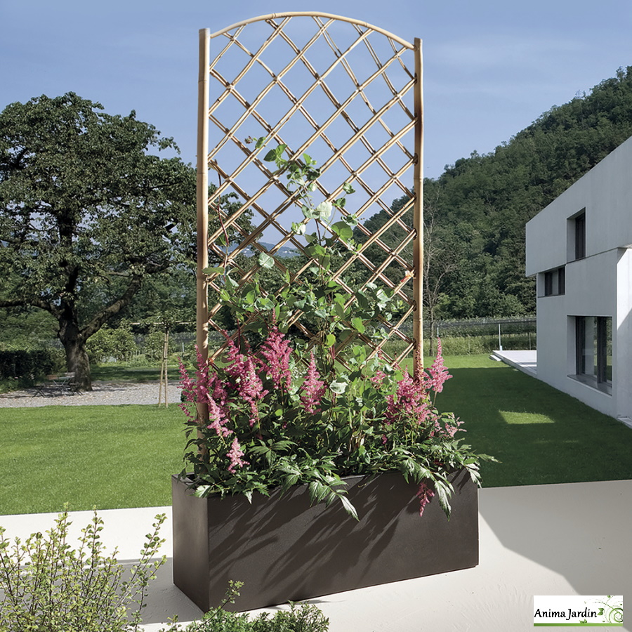 Panneau trellis en bambou, Bamboo Arch Panel, nortene, Anima Jardin.fr