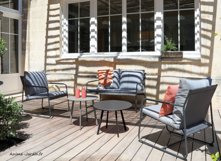Salon de jardin Bali, 4 personnes, ProLoisirs, achat, pas cher, anima-Jardin.fr