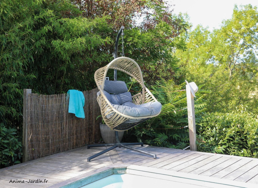 Fauteuil suspendu Banana Leaf graphite, ProLoisirs, achat, pas cher, anima-Jardin.fr