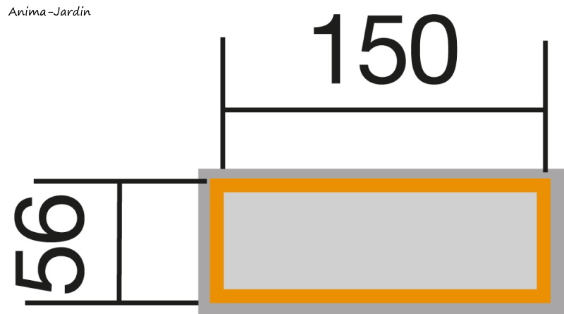 Coffre de rangement, 150 cm, coffre de balcon, jardin, remise à outil,  terrasse, Weka, achat, pas