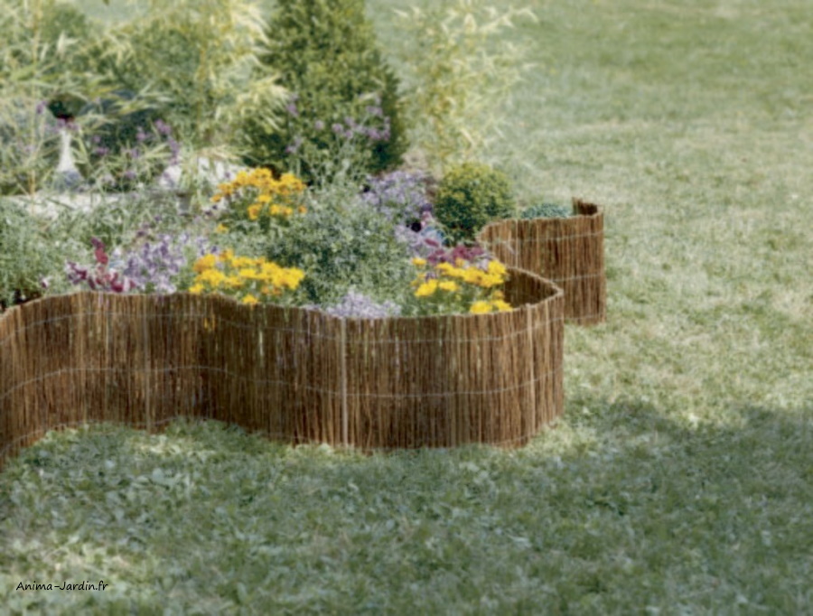 Bordure flexible de jardin 300 cm, willow rollBorderNortène-Anima-Jardin.fr