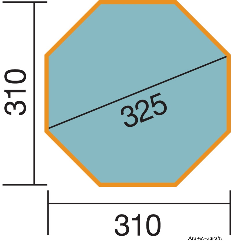 Piscine en bois, Ø325 cm x H.116 cm, bois massif, avec échelle d'accès, revêtement polyester, qualité, Weka, achat, pas cher