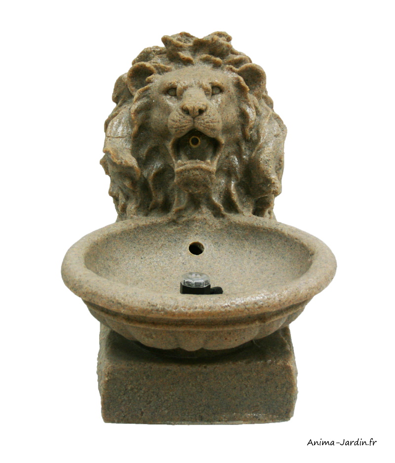 fontaine-aspect-gres-gargouille-tete-de-lion-basel-ubbink-achat-pas-cher-anima-jardin.fr