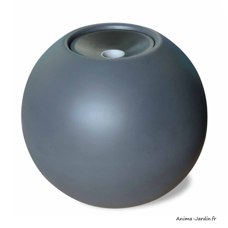 sphere-a-eau-design-fibre-de-ciment-pizarra-ubbink-achat-pas-cher-anima-jardin.fr