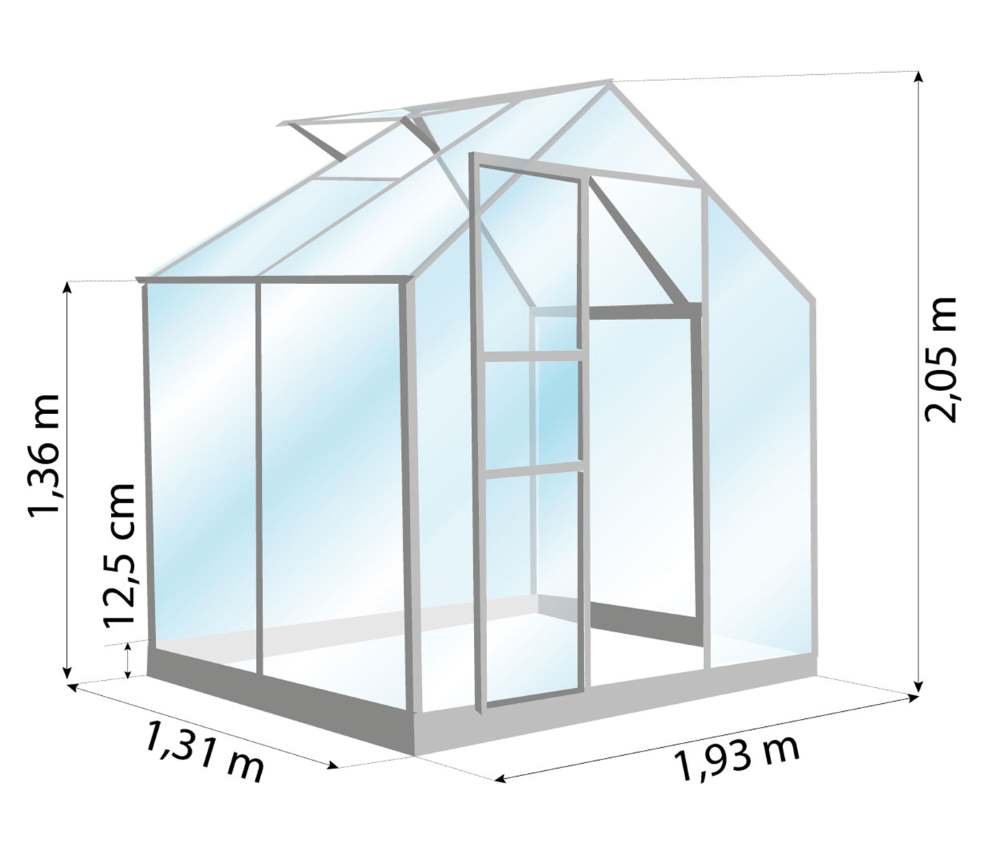 Serre de jardin-Allium 2500-Lams-dimensions-Anima-Jardin.fr